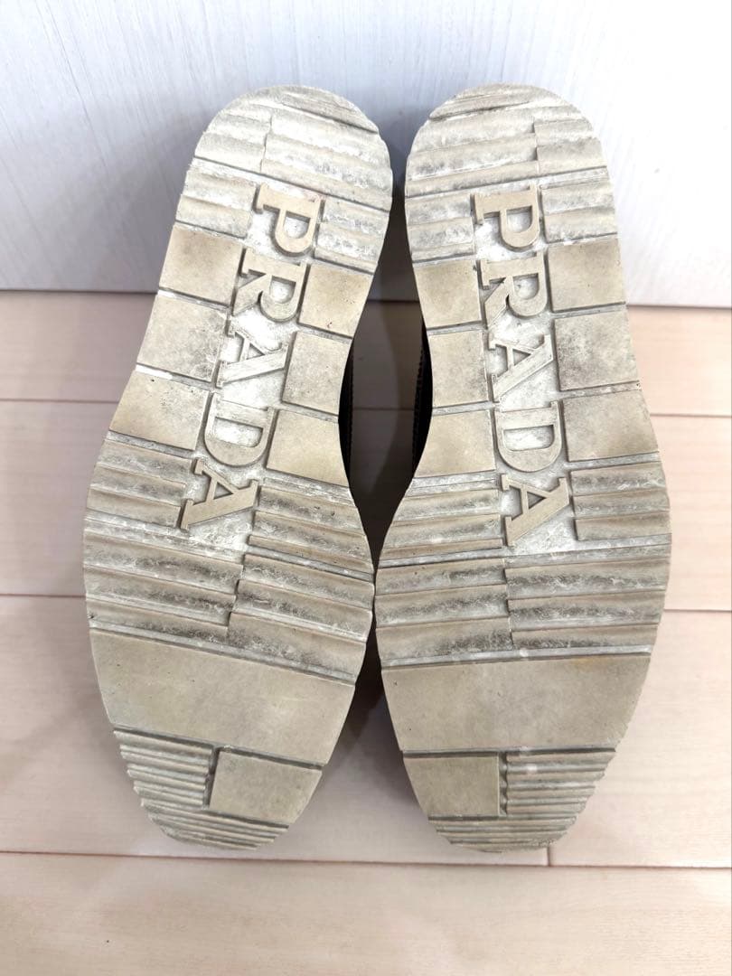 PRADA ウィングチップ レースアップシューズ