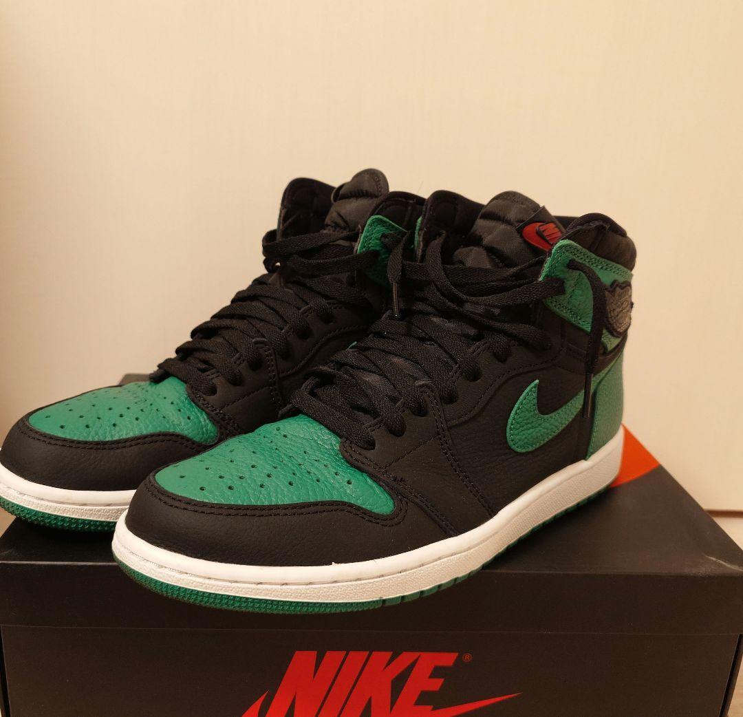 JORDAN1 RETRO HIGH OG PINEGREEN 28cm 美品