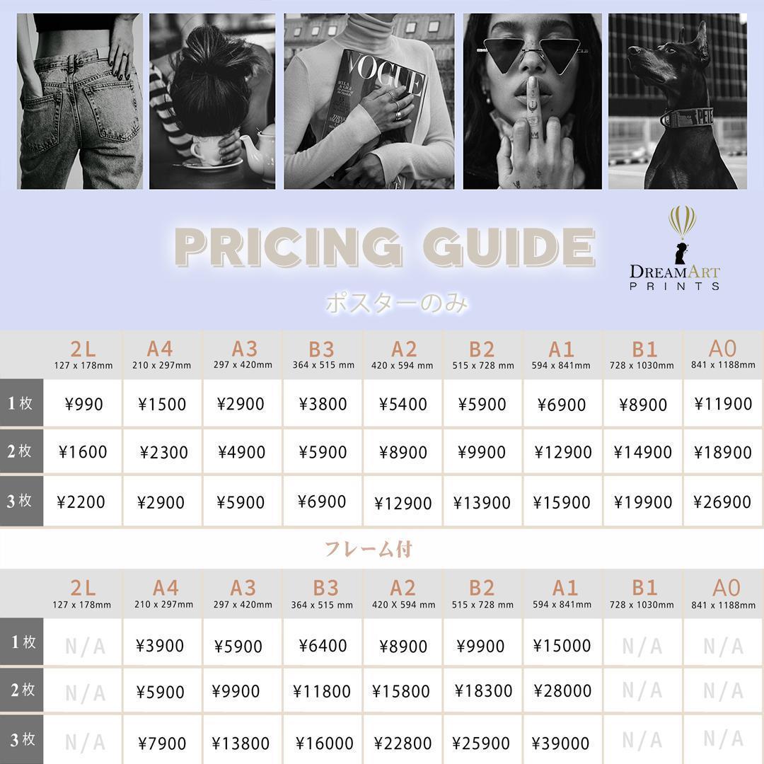 **専用**A1/A2 インテリアポスター 3枚 F032 ポスターのみ