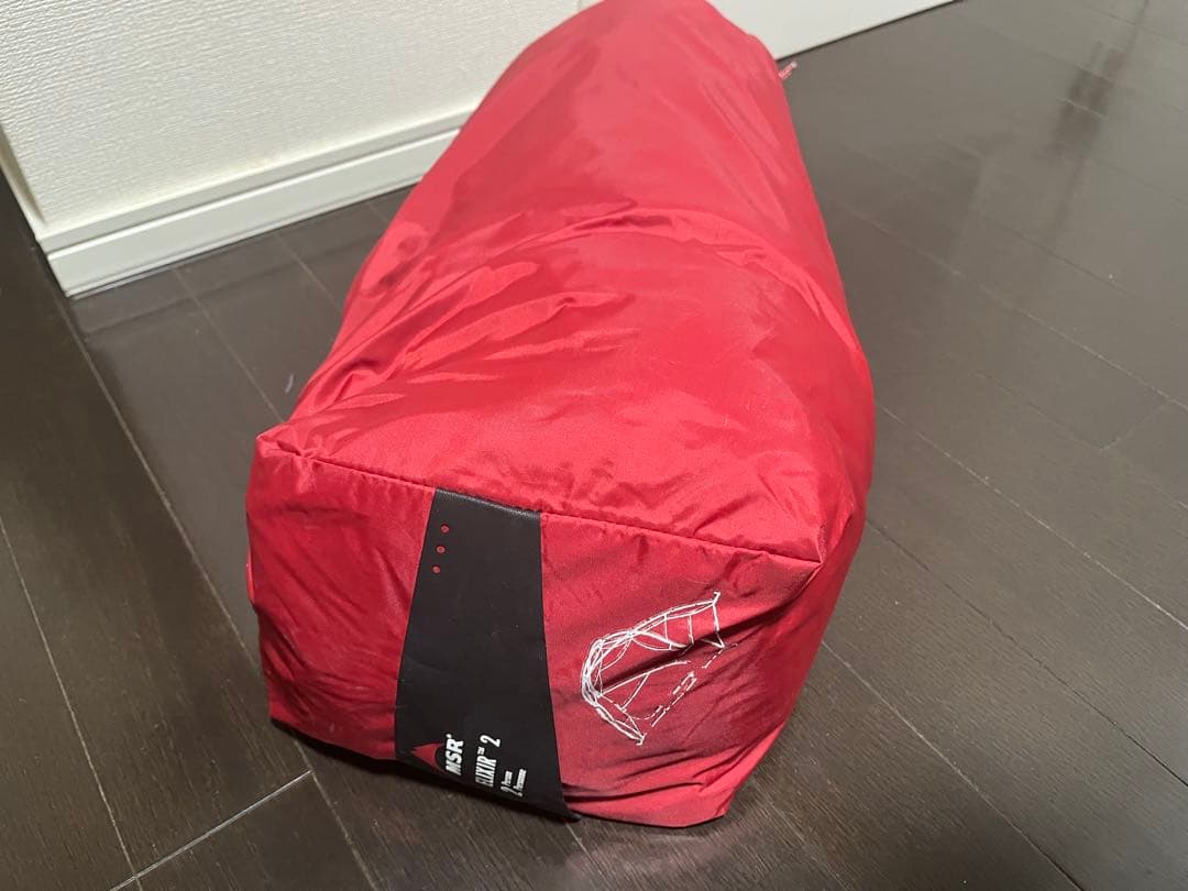 MSR ドーム型テント 2人用 グレー/レッド　エリクサー2