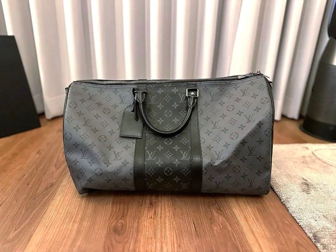 【ほぼ未使用】LOUIS VUITTON モノグラム リバース キーポル 50
