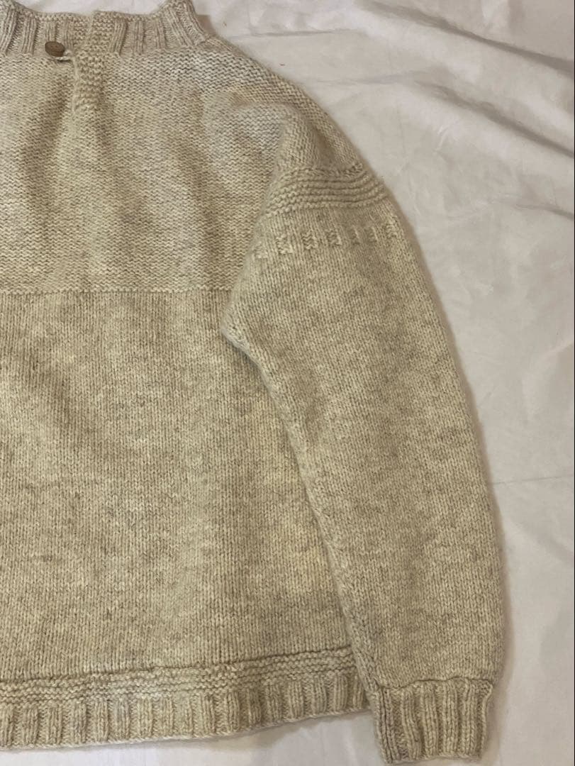 ⭐️希少　45rpm ノースマリンドライブ モックネックニット XL アイボリー