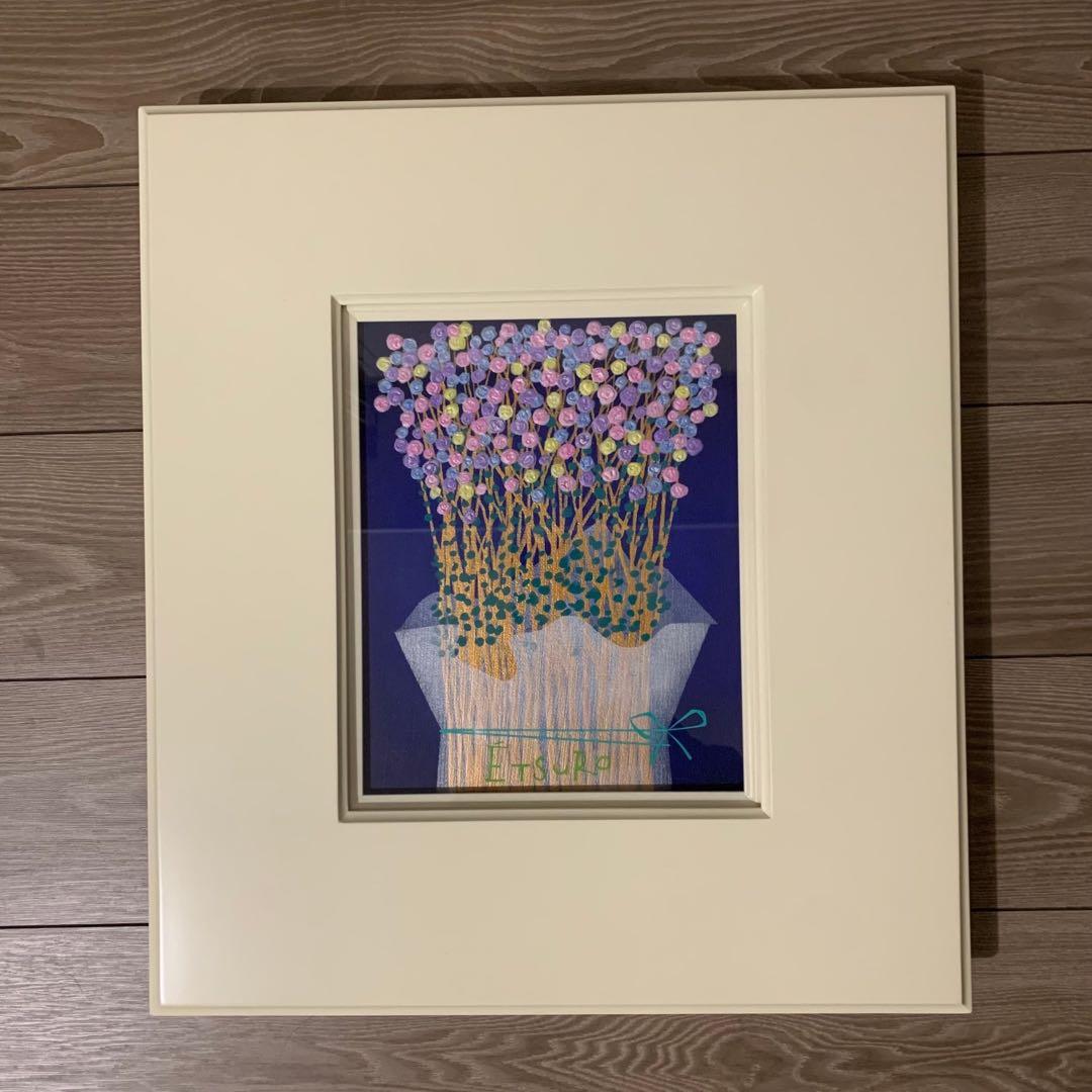 鈴木悦郎先生の絵画　春告げ花