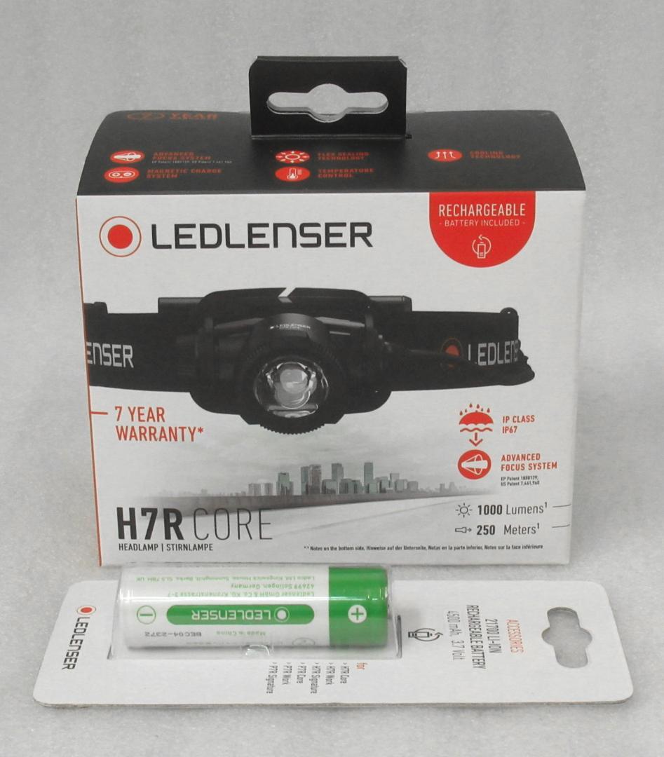 レッドレンザー LED ヘッドライト + 予備バッテリー 未使用品