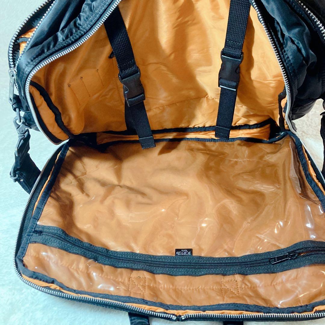 美品 PORTER TANKER 二層式 2way ショルダバッグ 大容量