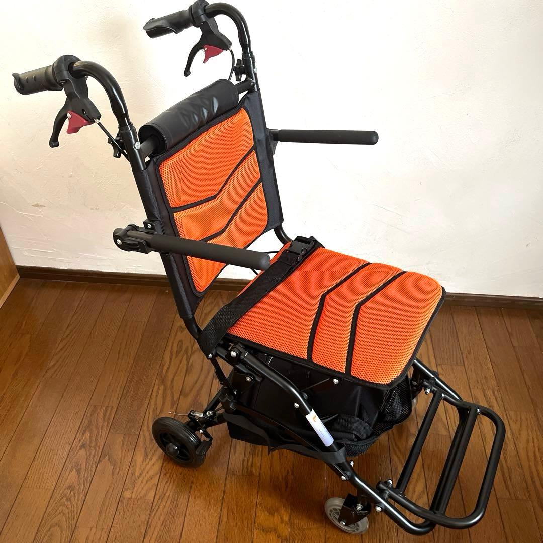 【未使用品】折りたたみ介助車いす　ナイスウェイ10