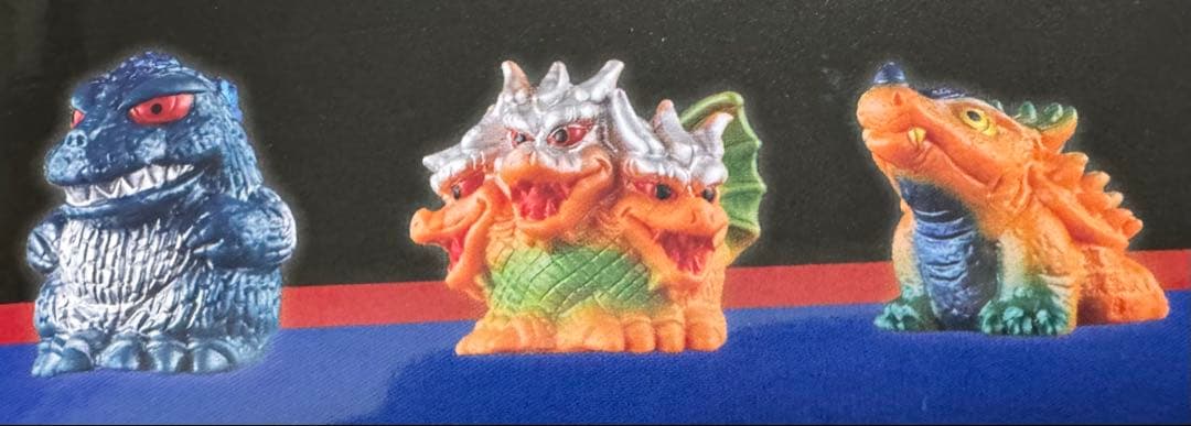 ゴジラ　ミニソフビクロニクル　レトロカラー　未開封　12個入り　バンダイ