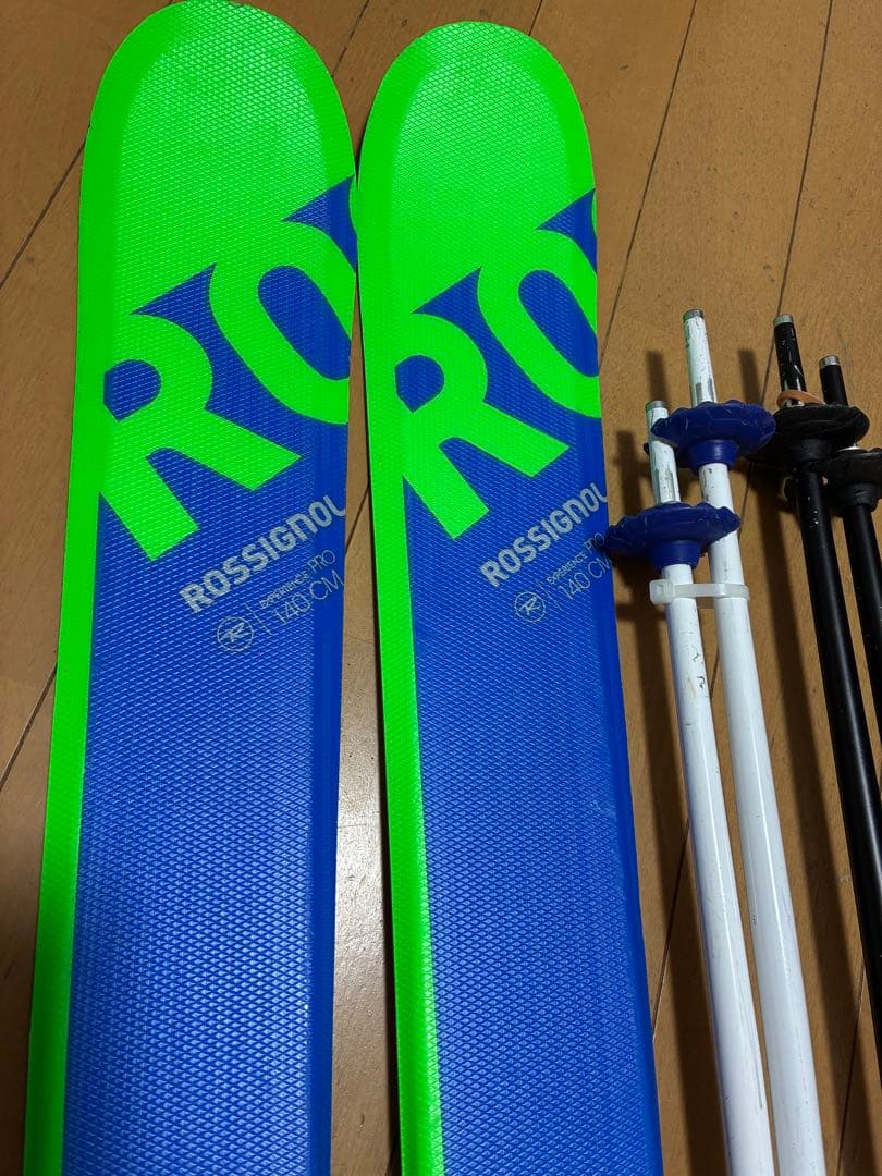 美品140cm ROSSIGNOL スキーセット　靴24or25cm