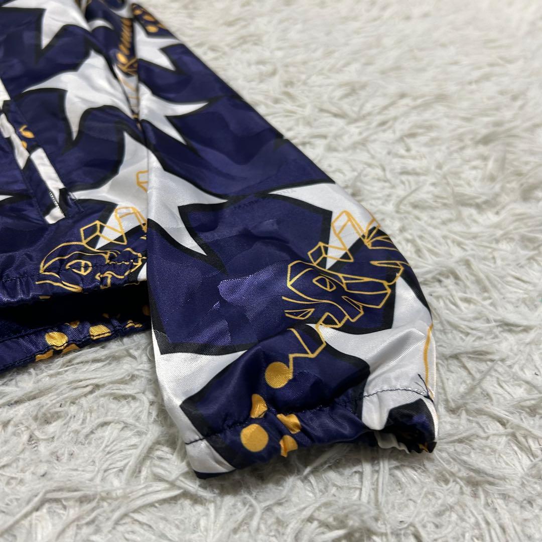 キムタク着用✨美品✨マークアンドロナ ジップパーカー 38 マルチカラー 総柄