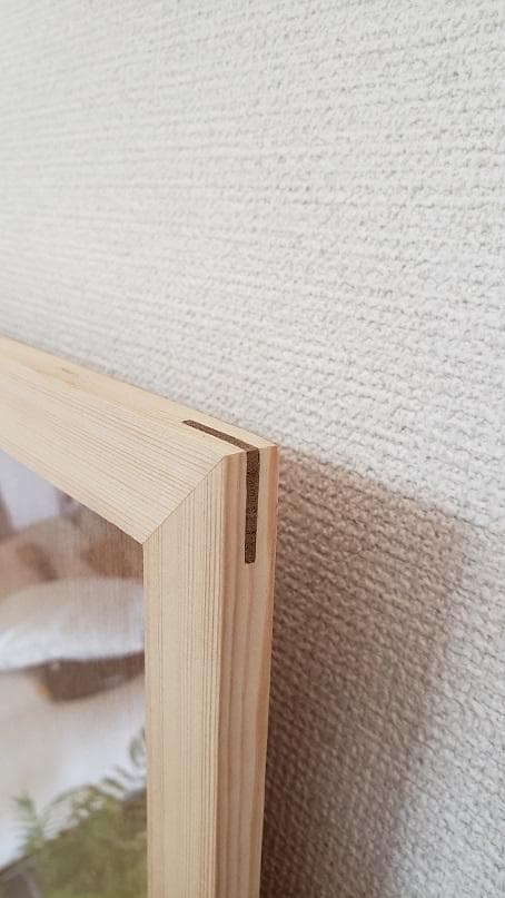 ちぱこ　ガーゼ素材の手ぬぐいをお飾りいただく額