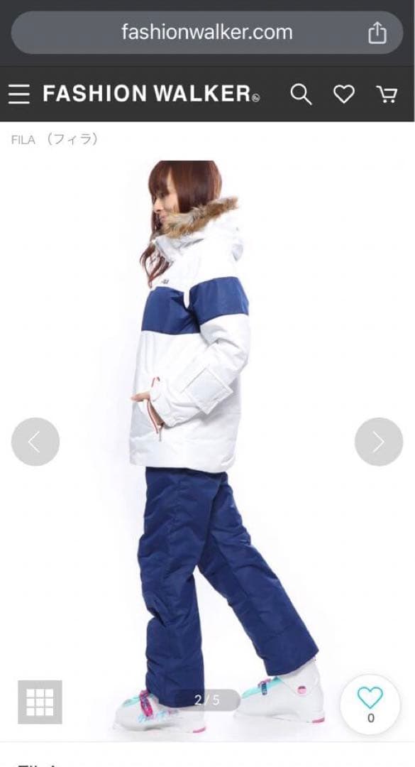 FILA スキーウェア レディース S