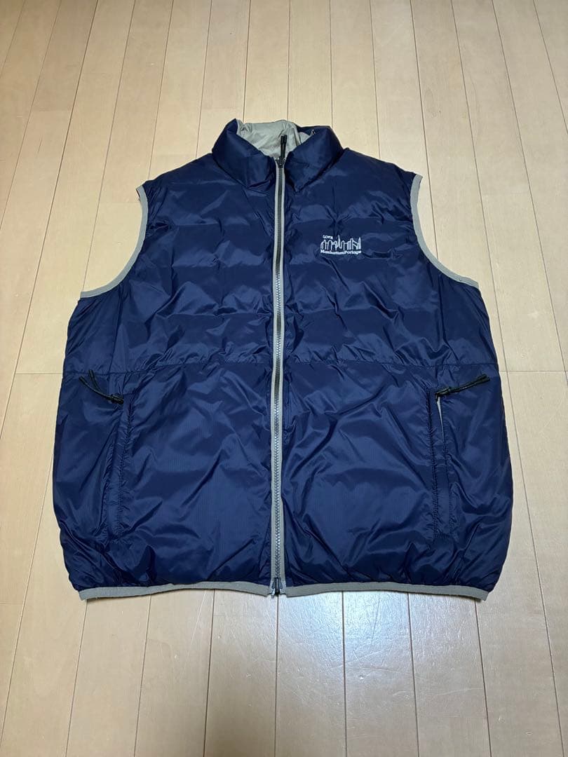 Manhattan Portage × TAION リバーシブルダウンベスト　Ｍ