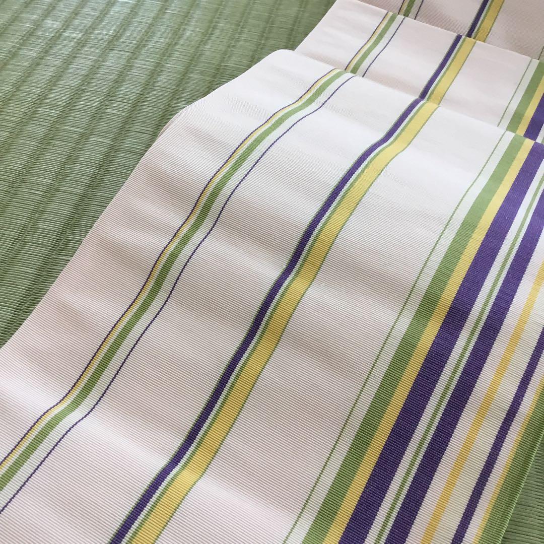 【半幅帯】博多織　本場筑前　正絹　⭐︎新品⭐︎ さくら 半幅帯