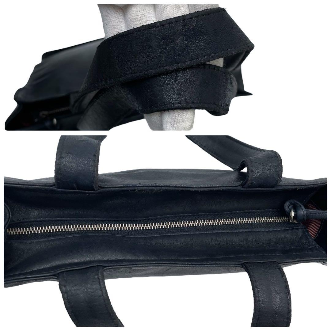 Moonチャン　　　　シャネル ラムスキン レザー ハンド バッグ