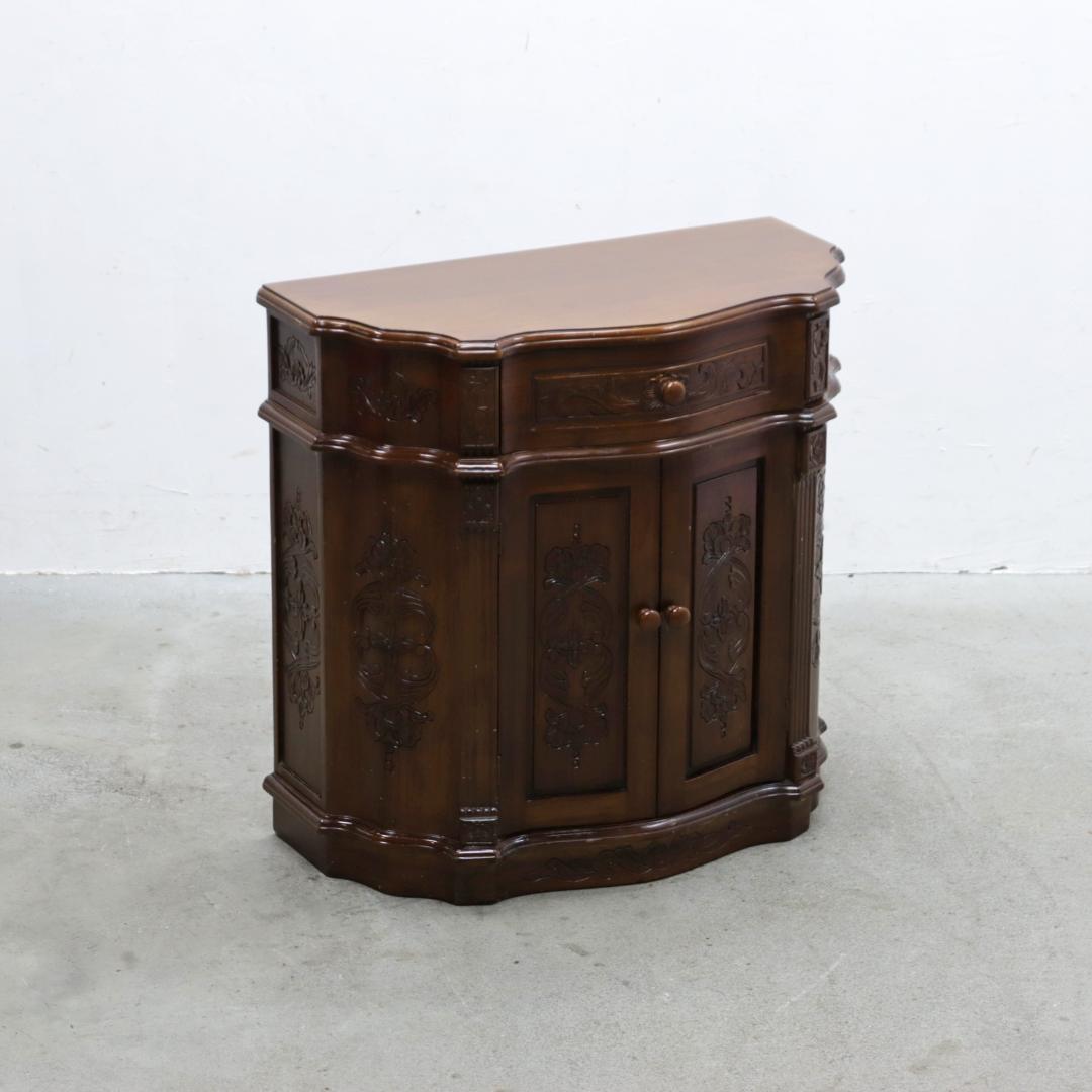 ヴィンテージ クラシカル コンソール デスク テーブル キャビネット 展示台