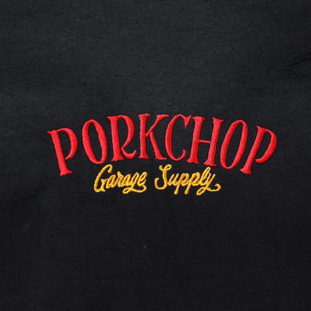 PORKCHOP ブラック ナイロンジャケット　XL