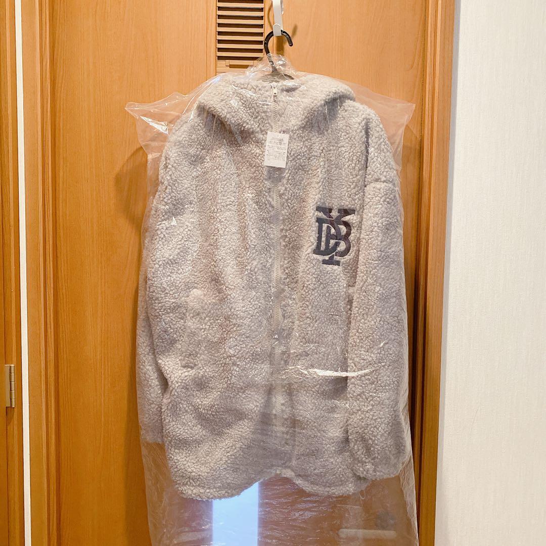 新品未使用横浜DeNAベイスターズ 応援　ボアジャケット ボアブルゾン