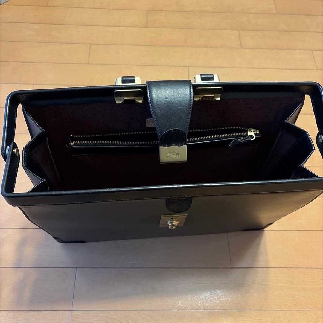 ソメスサドル エグゼクティブ ダレスバッグ ブラック