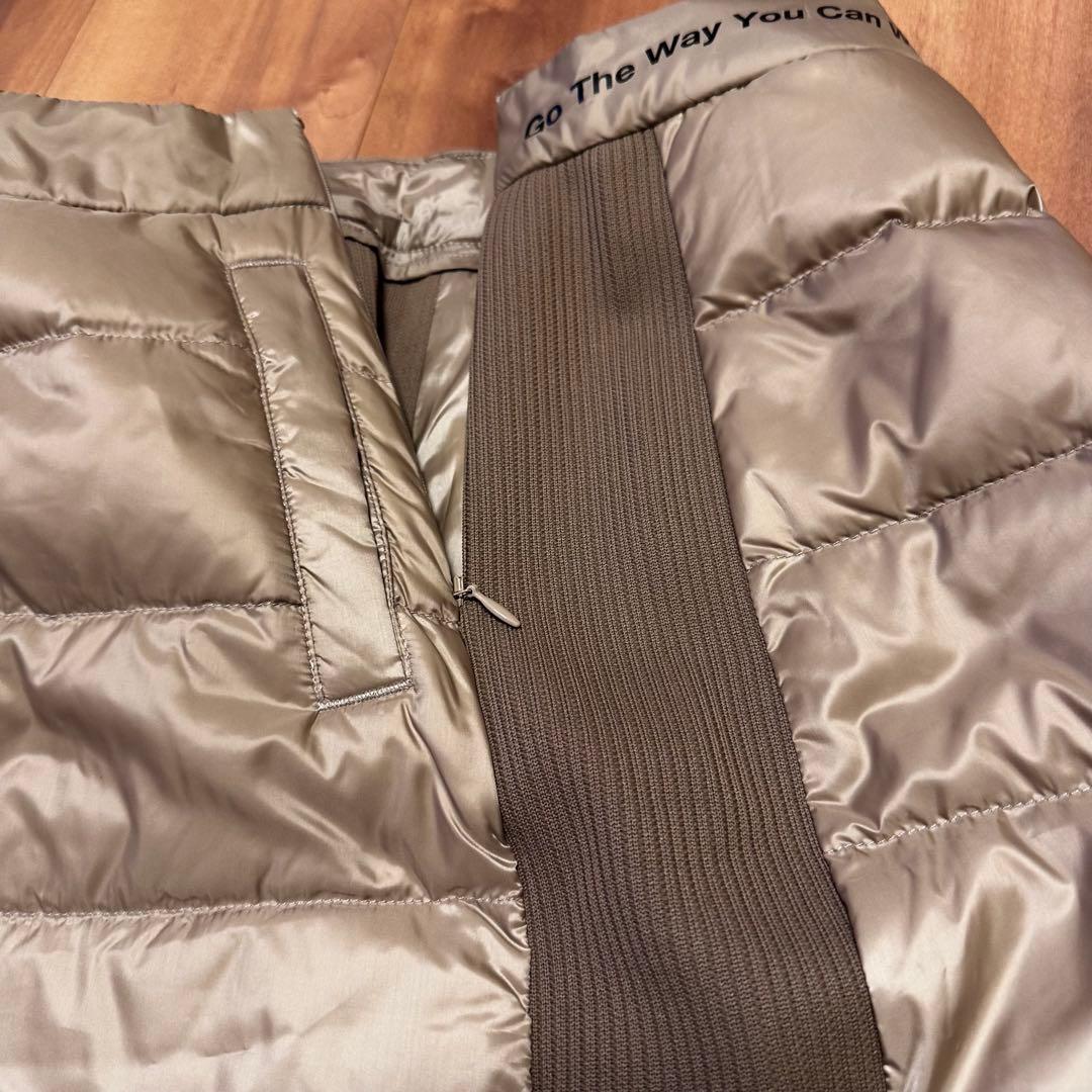 新品タグ付き　ダウンスカート　サイズ1 ベージュ　秋冬　ゴルフウェア　cpg