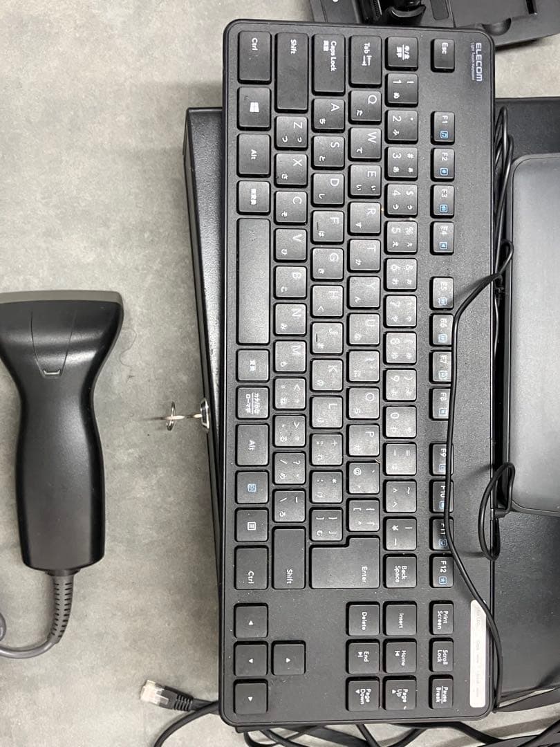 POS BANK ポスレジ一式　バーコードリーダー　ハンディースマホ　ドロアー