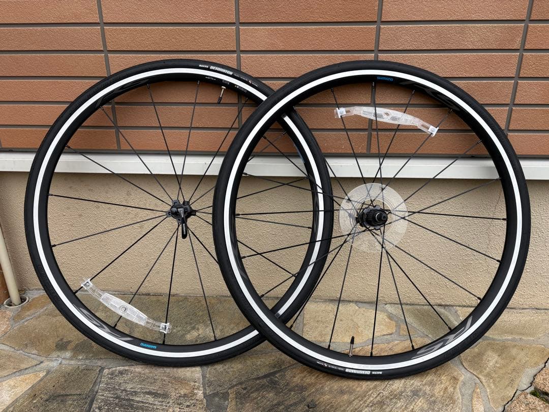 【未使用】SHIMANO シマノ RS-300 ロードバイク用ホイールセット