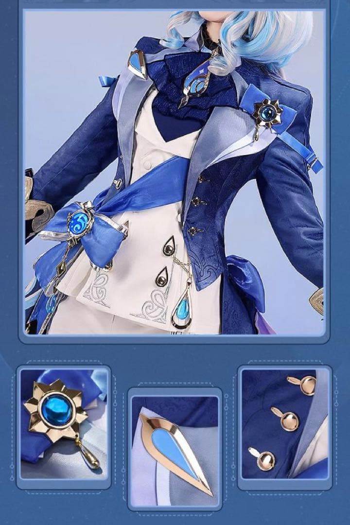 原神 白フリーナ コスプレ 三分妄想