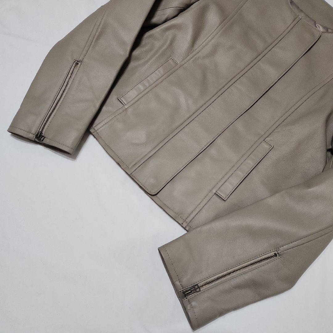 n*o様 a1 美品 もりのがっこう 羊革 レザー ジャケット M