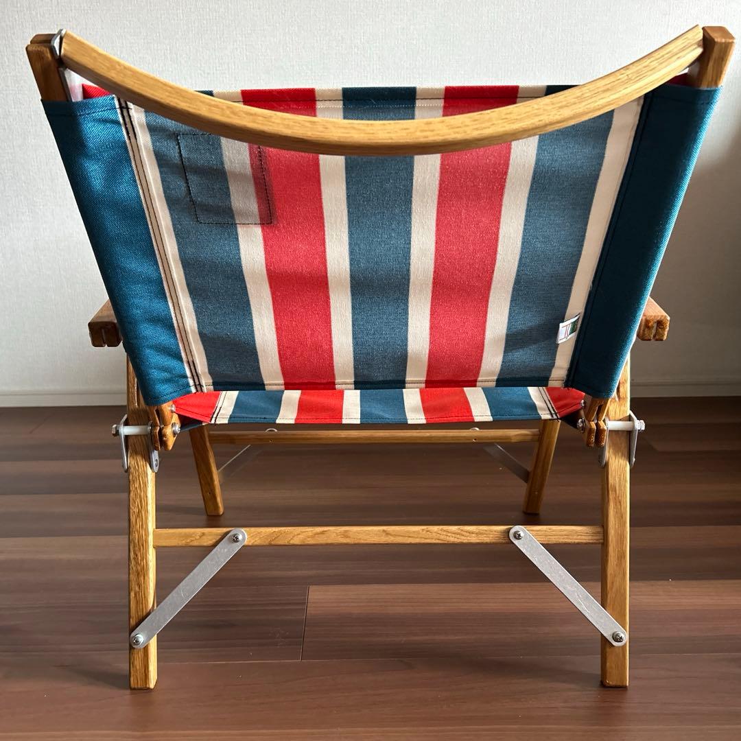 ネイタルデザイン カーミットチェア レトロストライプ 美品