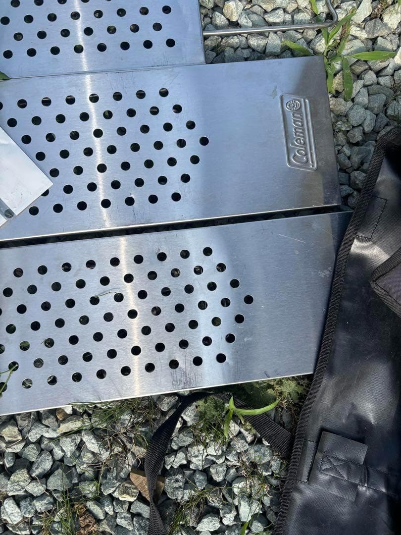 美品✨ コールマン ファイアープレイステーブル 焚き火台テーブル