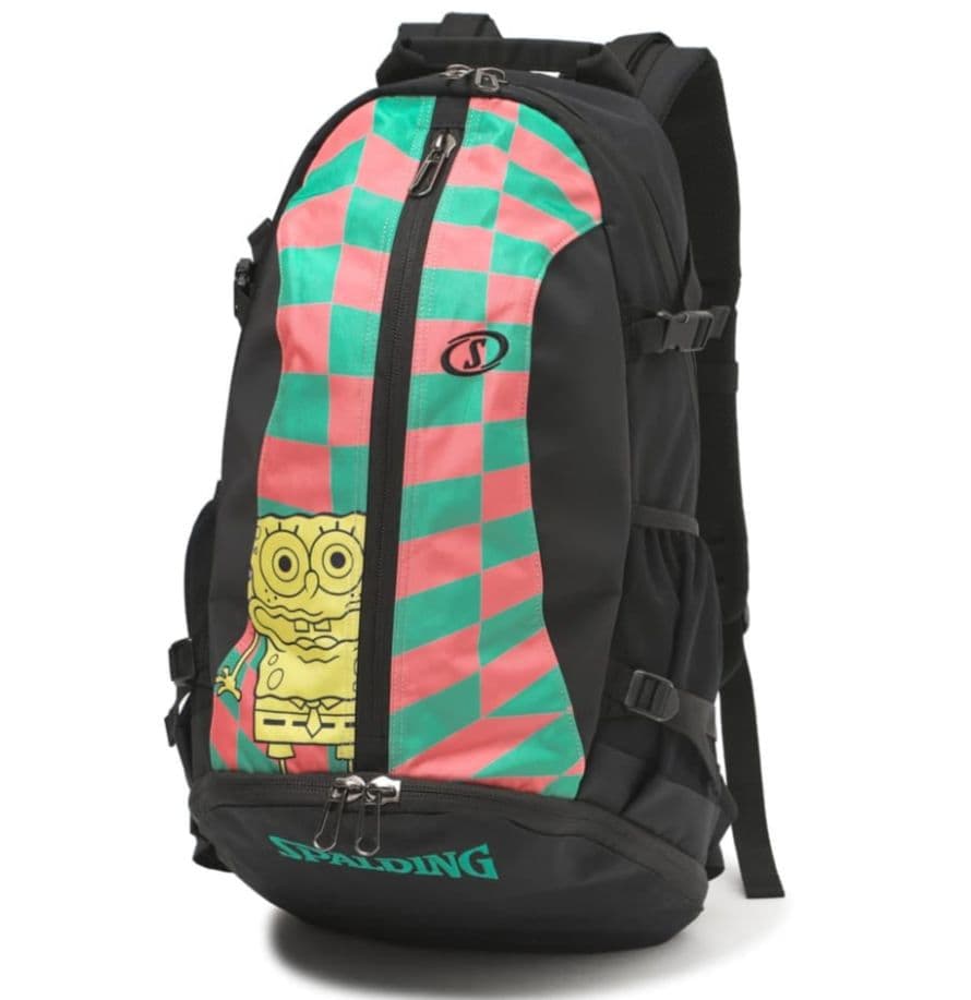 【新品】SPALDINGスポンジボブ ケイジャー リュック　バスケ