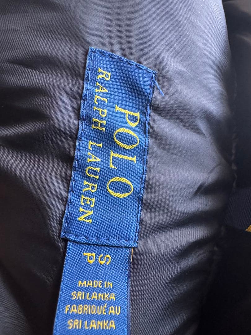 Polo Ralph Lauren ダウンジャケット 光沢 ブラック