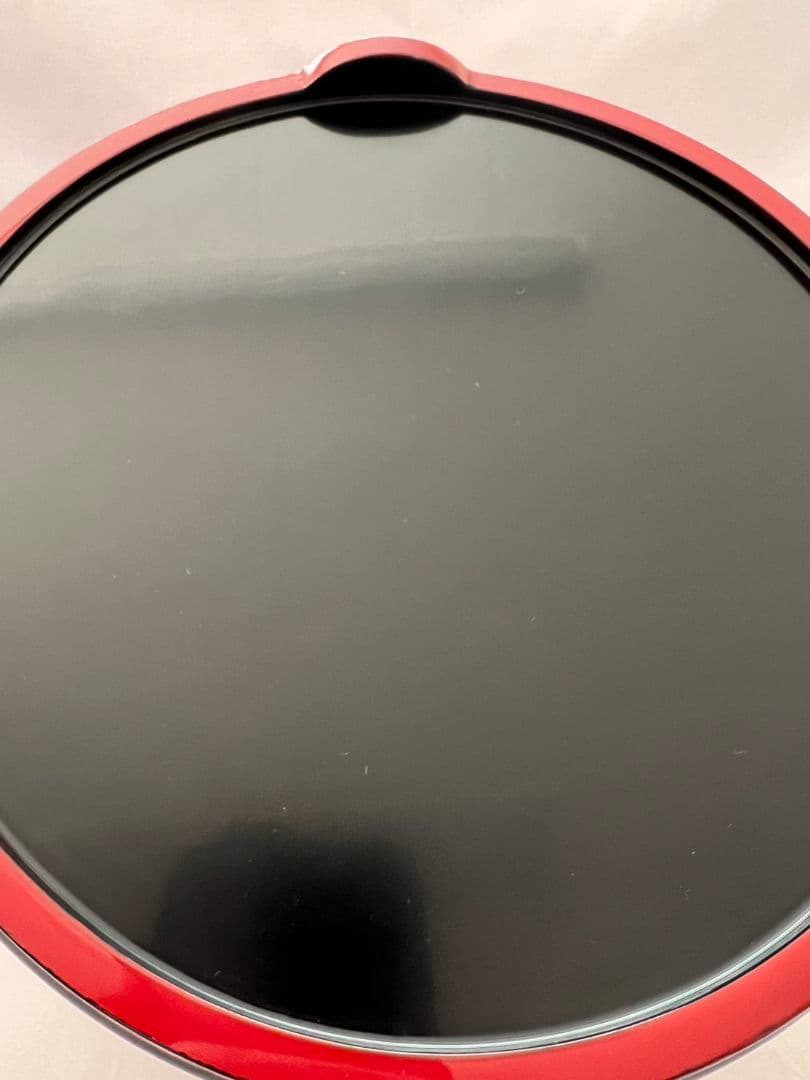 朱塗 黒筋 手桶 水指 塗師 林照峰 茶道具