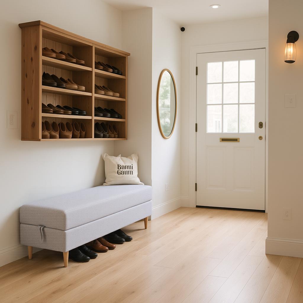 2点 ソファ足踏み 履物台 収納スツール 多機能一体型 インテリア収納家具