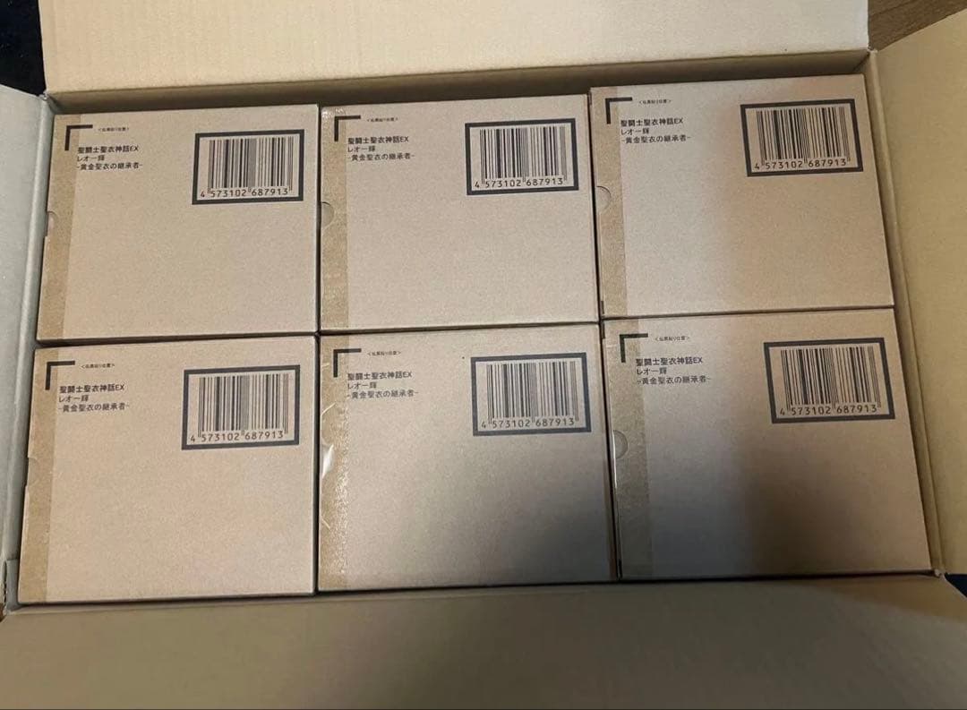 聖闘士聖衣神話EX レオ一輝-黄金聖衣の継承者- プレミアムバンダイ　6セット