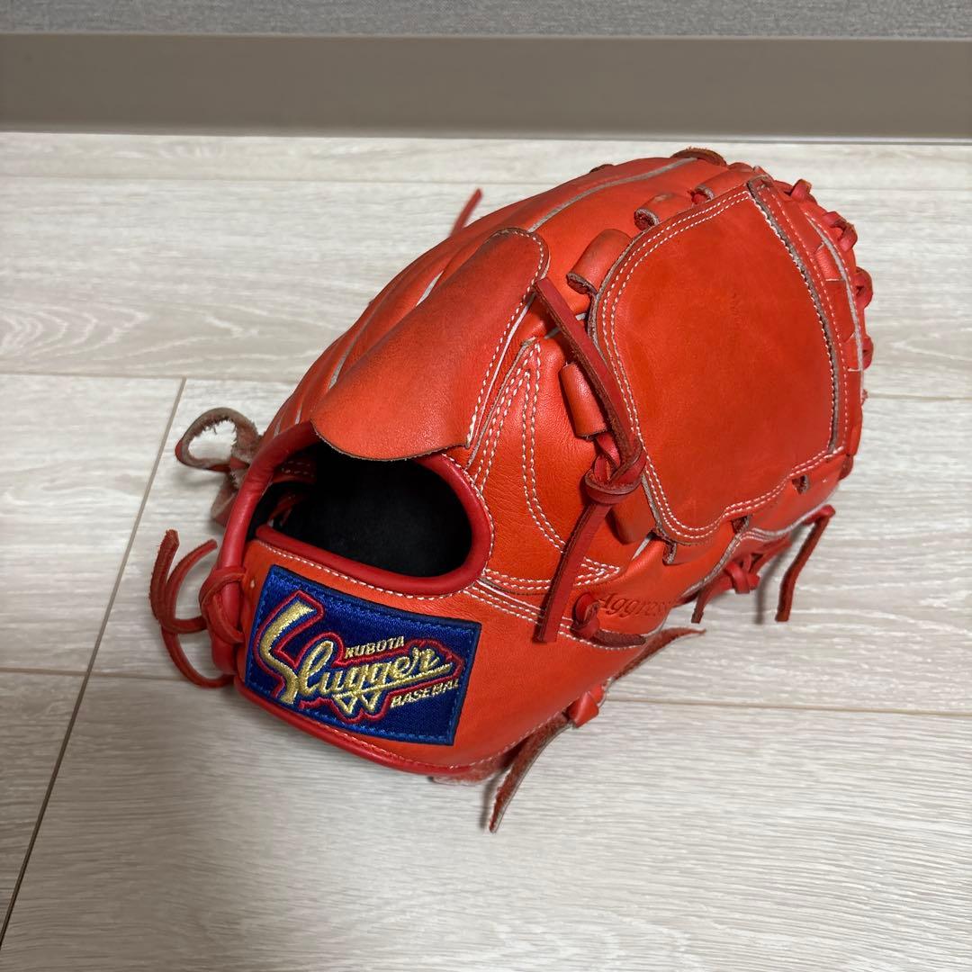 スラッガー 軟式グローブ オレンジ