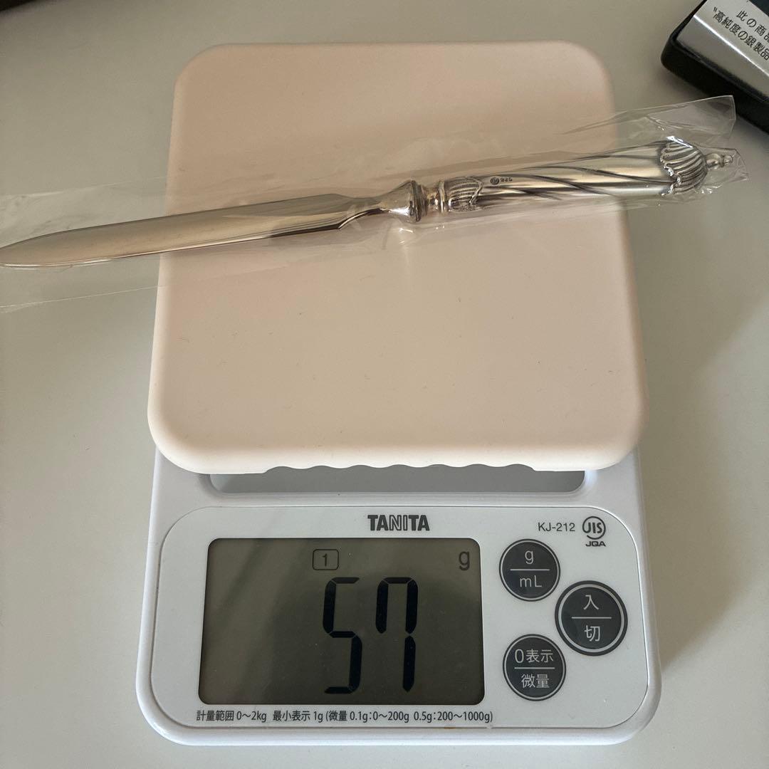 の*り様 GEBRUDER REINER 925銀製 ペーパーナイフ 本体57g