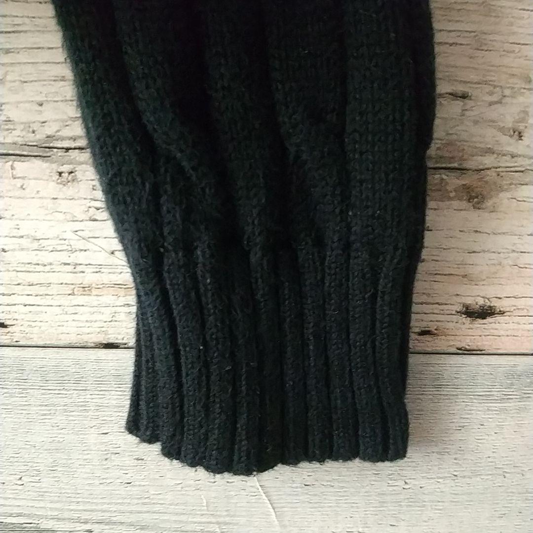 人気定番☆ポロラルフローレン 刺繍ロゴ ケーブル ローゲージ ニット L