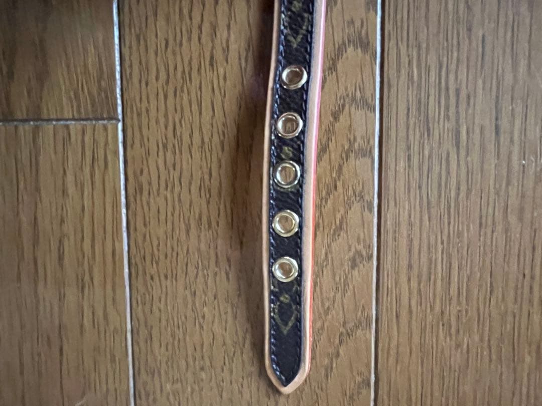 LOUIS VUITTON ルイヴィトン 犬首輪 モノグラムキャンバス