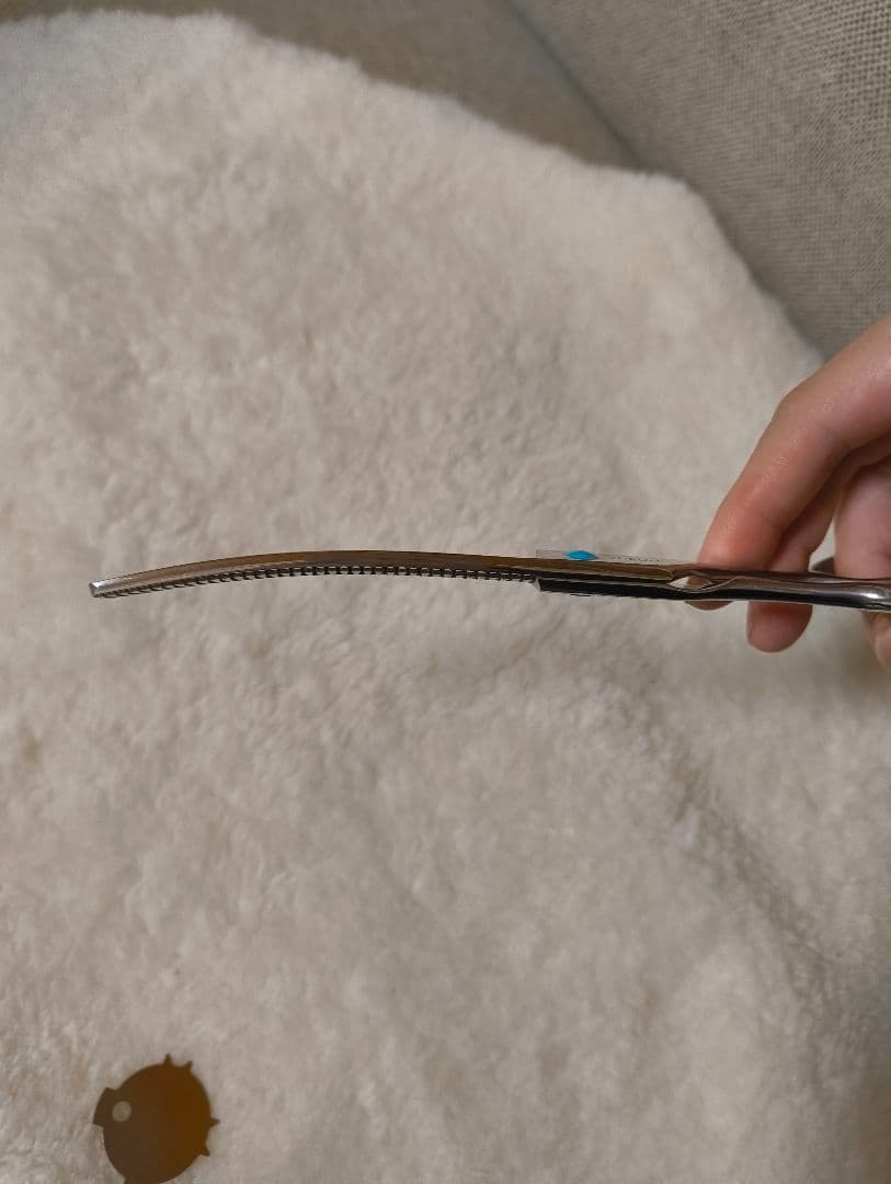 美品【BEARDS】ビアーズ カーブセニングシザー トリミングシザー 7インチ