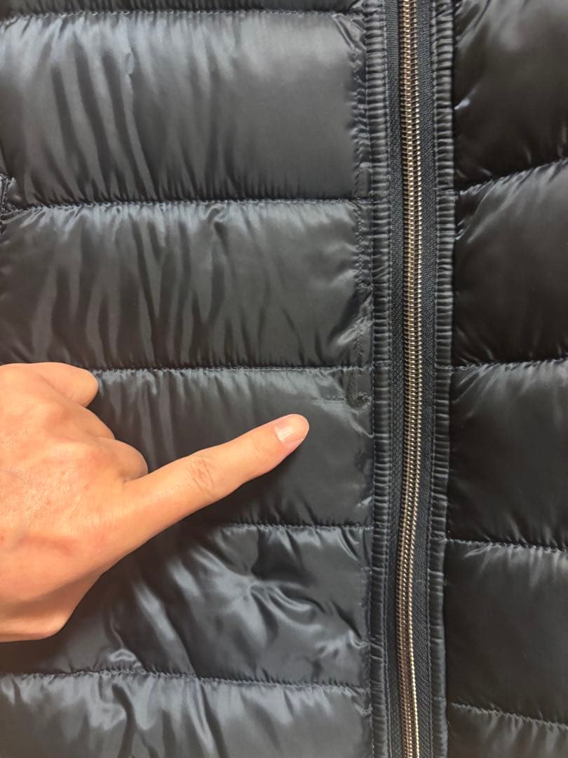 Herno リバーシブル ネイビー ダウンベスト