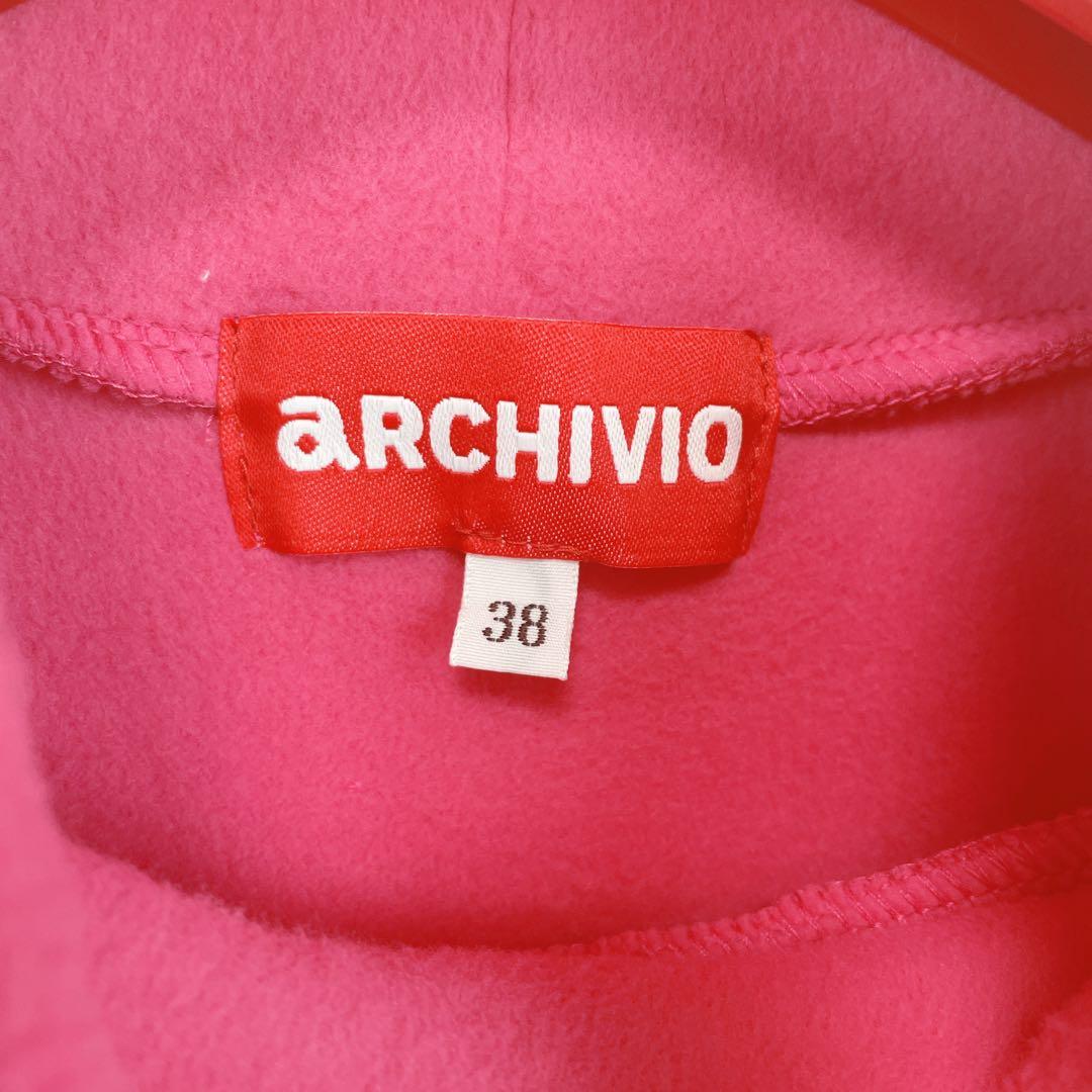 【新品未使用 ２５FWアルチビオ】ピカピカロゴ入り暖か裏起毛ハイネック38号