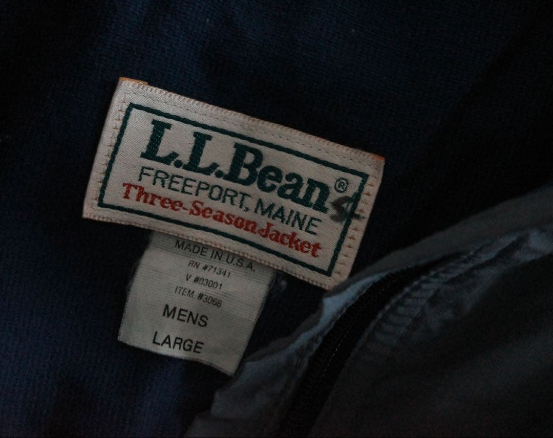 80s usa製 llbean three season jacket