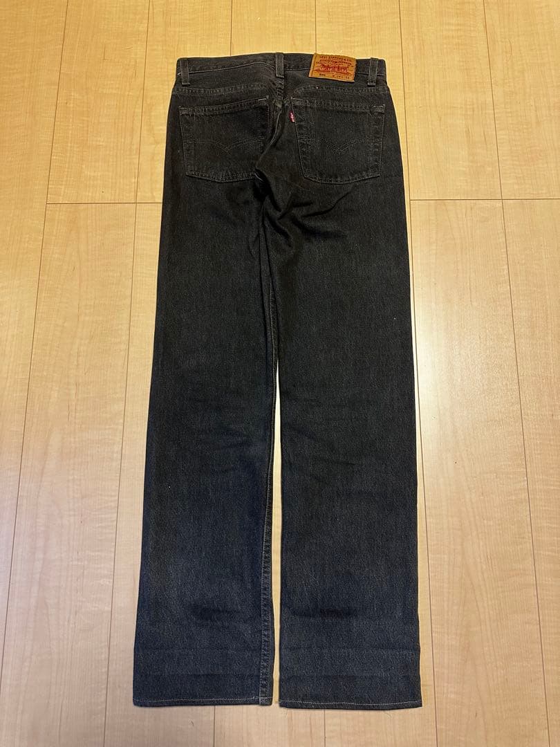 【美品】 90s USA製501 先染め ブラック W28 【希少サイズ】