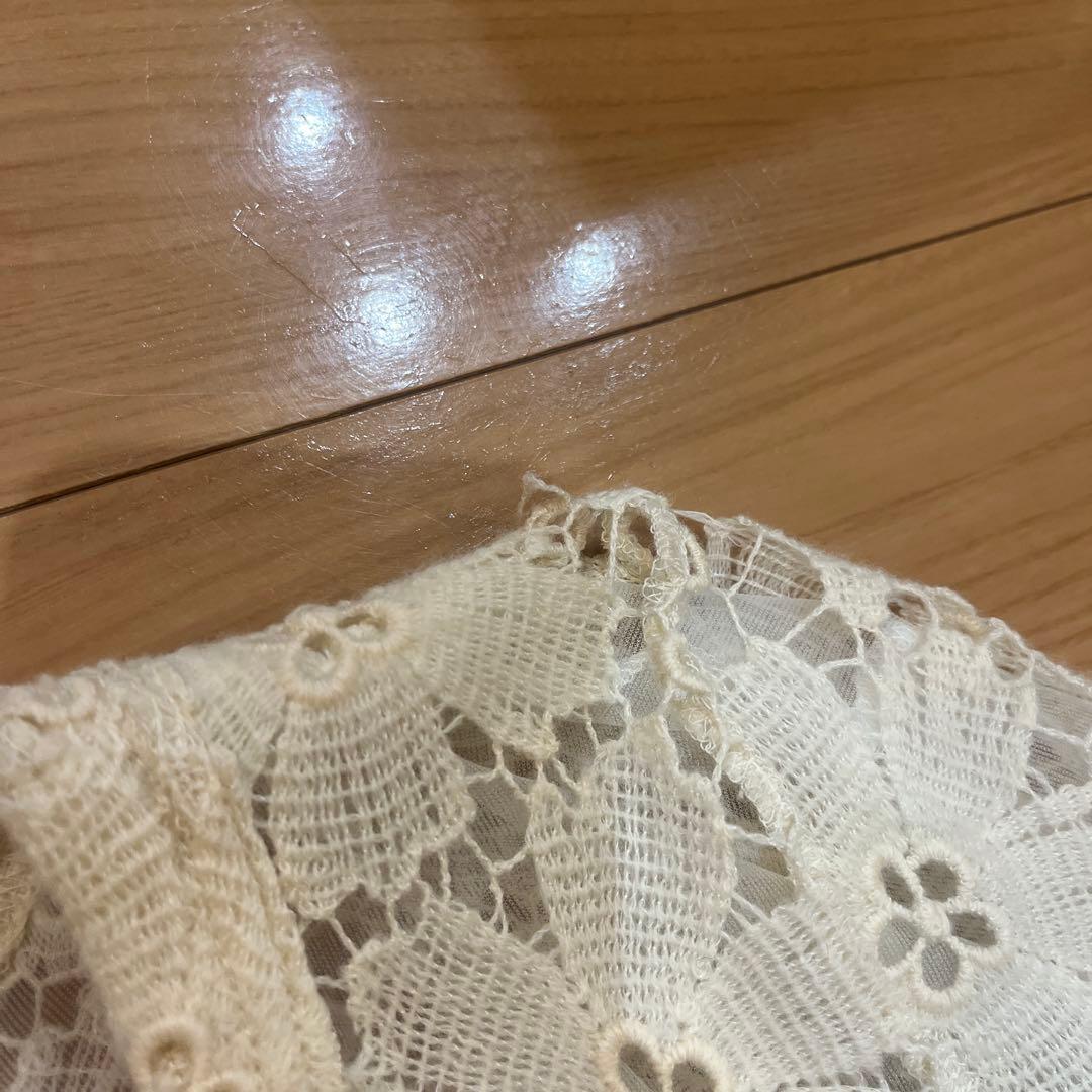 【値下げ！】COMME des GARÇONS レース花柄長袖トップス S