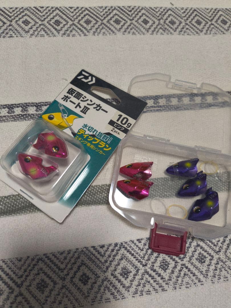 ティップラン餌木 47本 使用品 エメラルダスボートⅡ おまけ付き