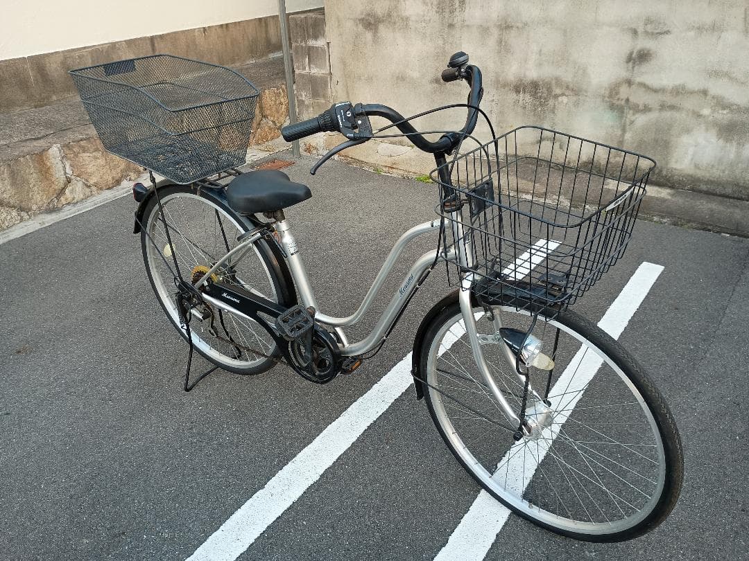 (No 0113) Mnamu 26インチ シルバー