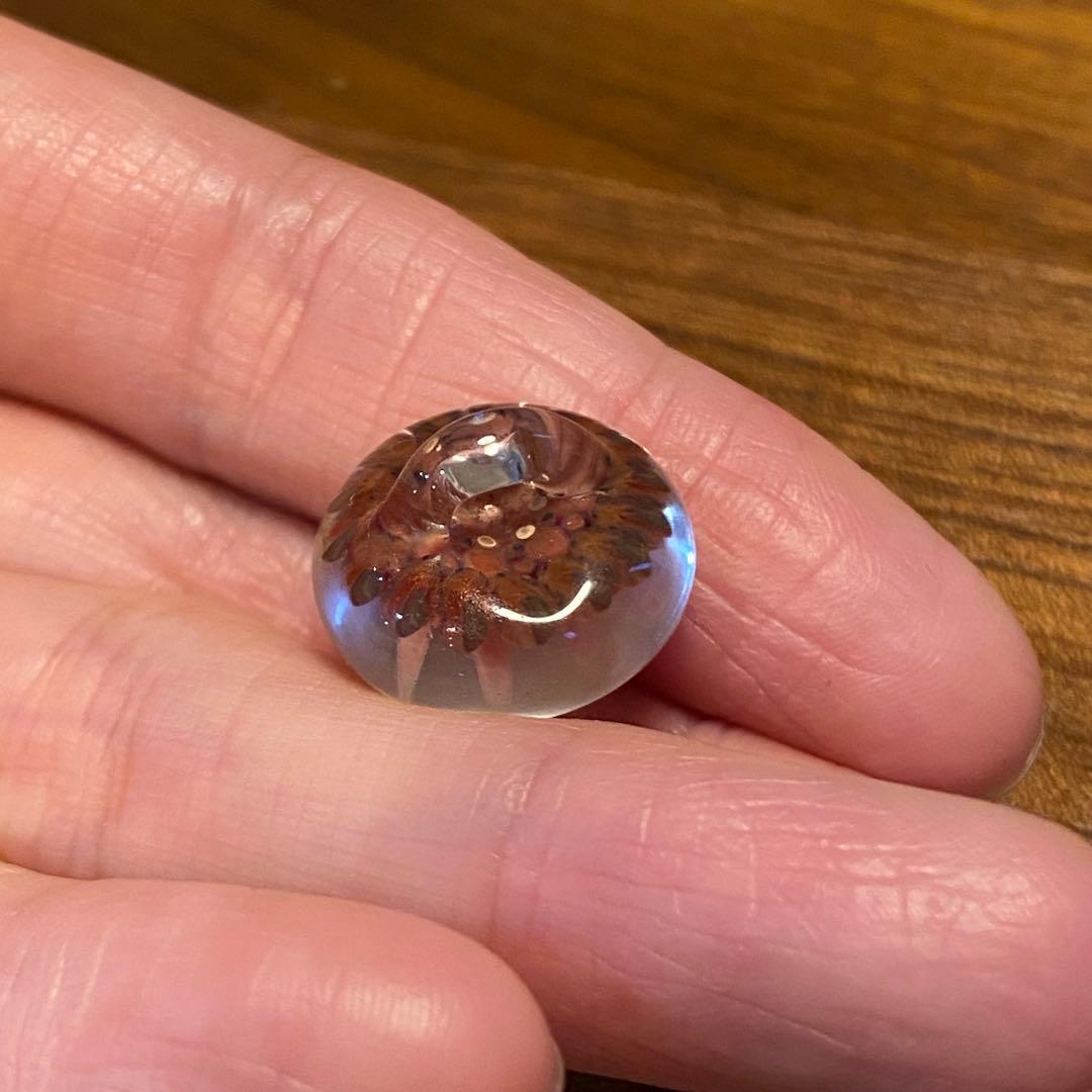 ガラス ヘアゴムパーツ