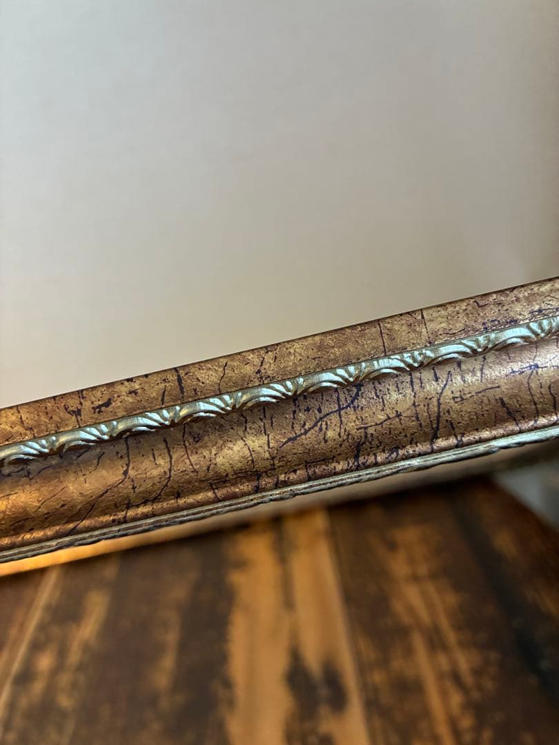 専用　レトロ　額縁フレーム枠のみ　2点セット　壁掛け　アート　アンティーク調