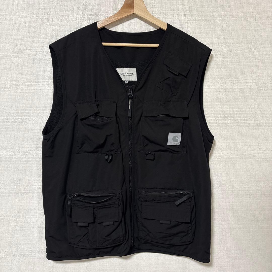 Carhartt ブラック フィッシングベスト XL