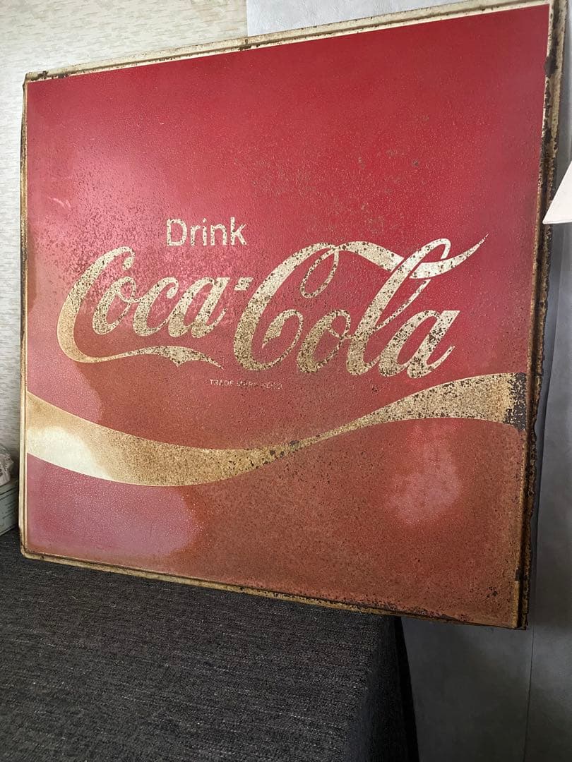 コカコーラ　特大看板　ブリキ　コレクション　商店　ヴィンテージ　昭和レトロ